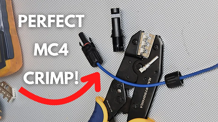 How To Crimp MC4 Connectors The Right Way!