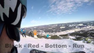 Trysil : Snowboard Cruising in the sun