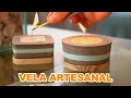 Como fazer o vasinho de cimento e colocar vela dentro | FAÇA VOCÊ MESMO