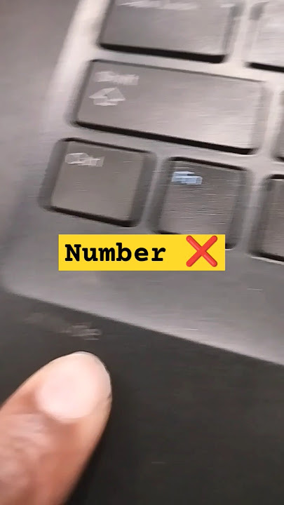 Dell Latitude 7480 Series Laptop Numbers Key's Not Working Problem#macnitesh#keyboardtricks#2025