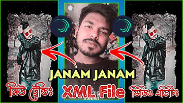 Janam Janam Song FYP TikTok Viral XML File Video Editing Tutorial | Alight Motion Trending XML File
