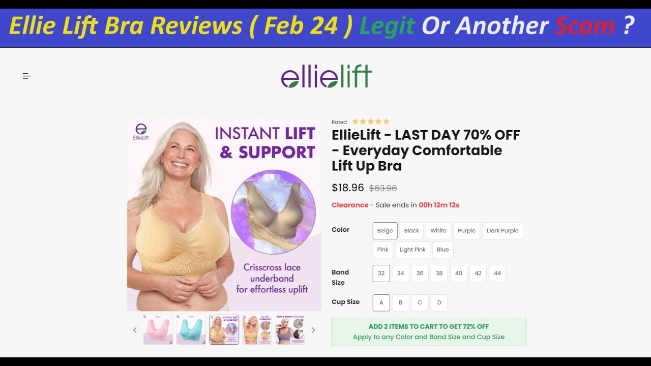 Ellie Lift Bra Reviews ( Feb 24 ) Legit Or Another Scam ? ! EllieLift !  EllieLift Com Reviews 