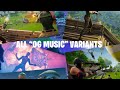 Fortnite  all og music variants update