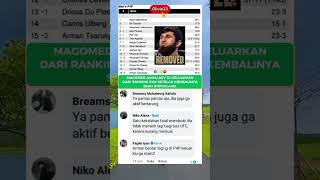 magomed ankalaev di keluarkan dari ranking PAP #ufc #nextfighter #mma #fighter #short