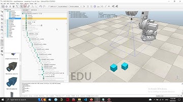 V-REP Pick and Place with Blob Detection