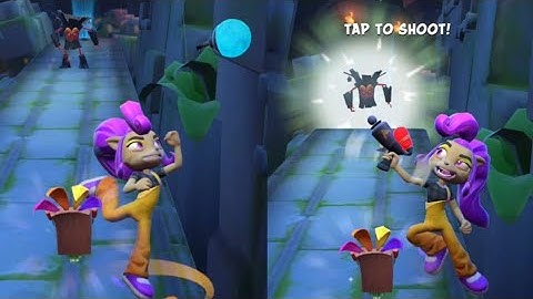 Crash Bandicoot: On the Run! Inferno Thorn Thing Defeated! jewel 125