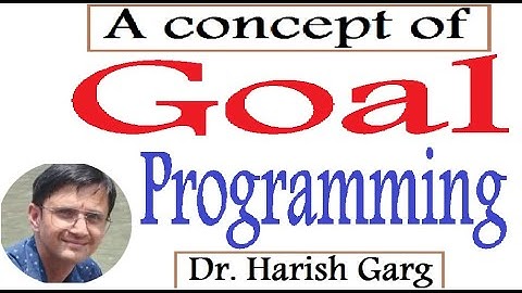 Goal Programming