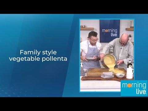 Family style vegetable polenta