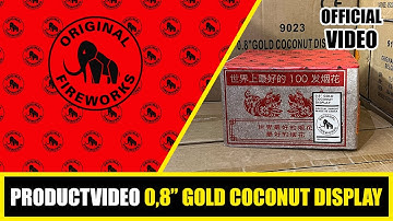 PRODUCT VIDEO | ORIGINAL | 0,8" GOLD COCONUT DISPLAY | 9023