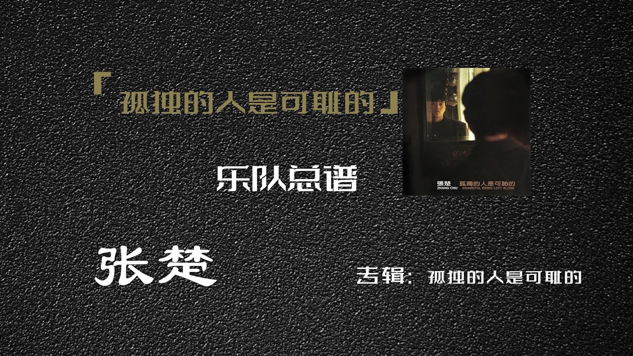 张楚《孤独的人是可耻的》乐队总谱