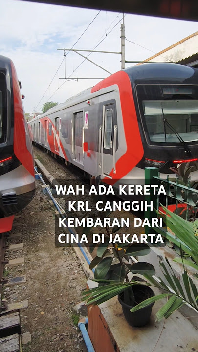 UJI COBA KRL CHINA TRANSET 6 DAN 7 TERBARU KETEMU KERETA  KRL DINAS CRRC SIFANG DI JAKARTA KOTA