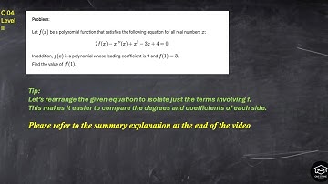 Q04: Polynomial Function Derivative Problem | Find f′(1) Step by Step | High School Math & MCV4U