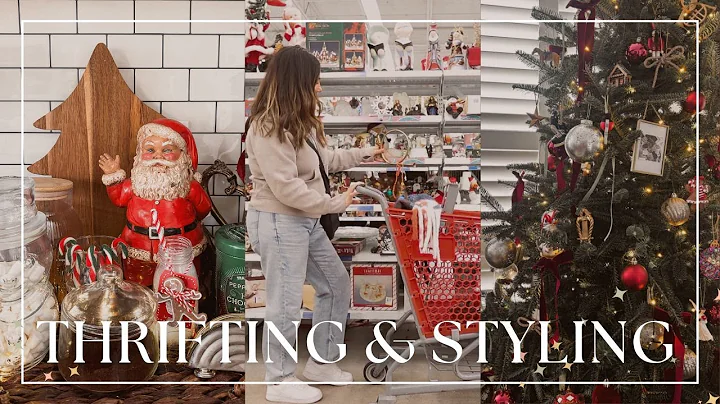 THRIFTED VS STYLED DECORATE WITH ME | Thrift haul and styling home decor on a budget.