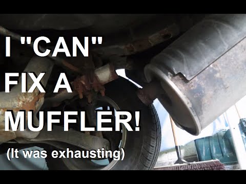 How I fixed a broken exhaust pipe!