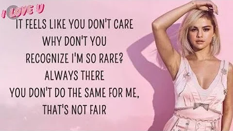 Selena Gomez - Rare ( Lyrics )