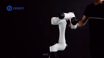 Cobot CR5 demo with electric robot skin will avoid people when operate assembly or handling