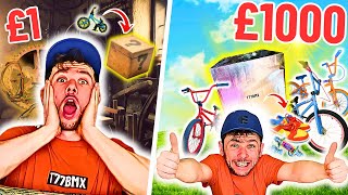 The Most Insane £1 VS £1000 BMX Mystery Box!