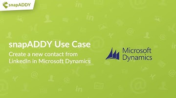 Automatically save contacts from LinkedIn to Microsoft Dynamics