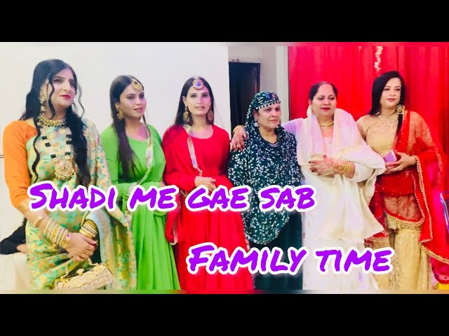 SHADI ME GAE SAB ❤️| Sab Cousins Mile 🩷|Papa Bhi Gae Sath 😁|Nazia Baji Ki Dress Pehni Farha Ne😱 class=