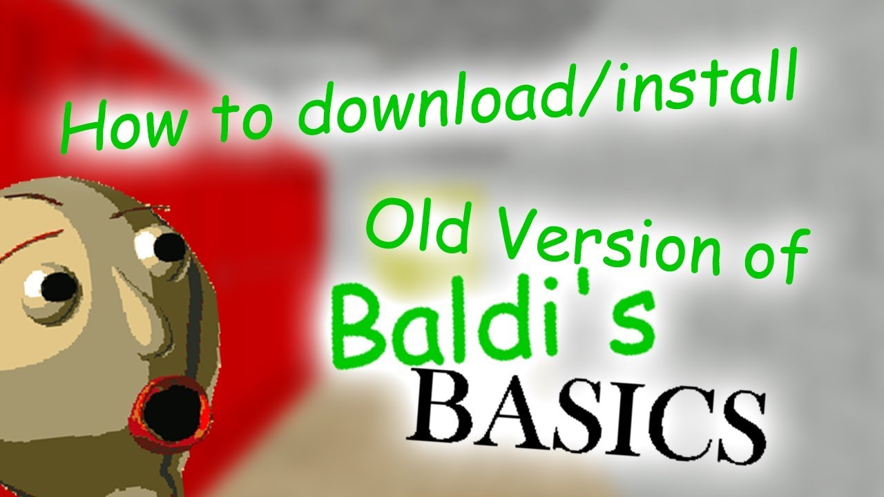 OFFER] Baldi's Basics Plus Development Versions - BetaArchive