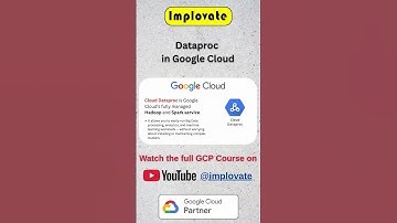 What is Cloud Dataproc in Google Cloud? ☁️ | Hadoop & Spark on GCP | Big Data #implovate #gcp