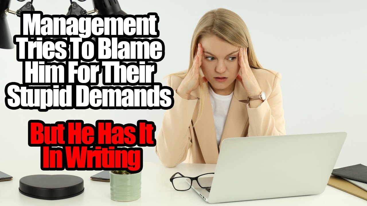 Management Wants To Throw Him Under The Bus. Until He Prints This E