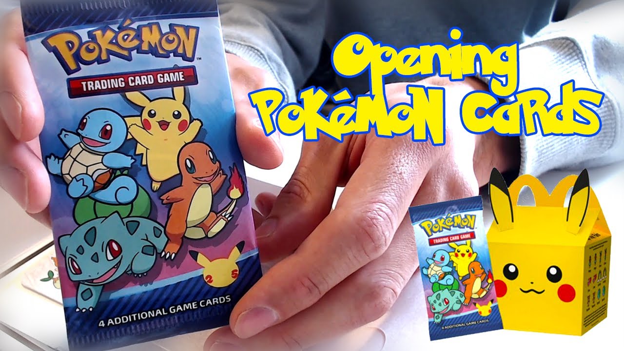 NEW* OPENING Pokémon Cards! | McDonald's Happy Meal (2021) - YouTube