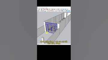 Biến bản vẽ 2D thành mô hình 3D trong SketchUp #shorts