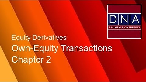 Own-Equity Transactions - Chapter 2 - Demo