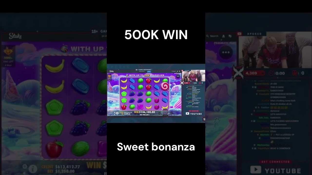 Massive 500K WIN on Sweet bonanza from Xposed 