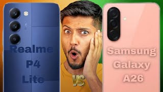 Realme P4 Lite vs Samsung Galaxy A26 🔥 Ultimate Camera,Performance &amp; Display Battle Budget King 2026