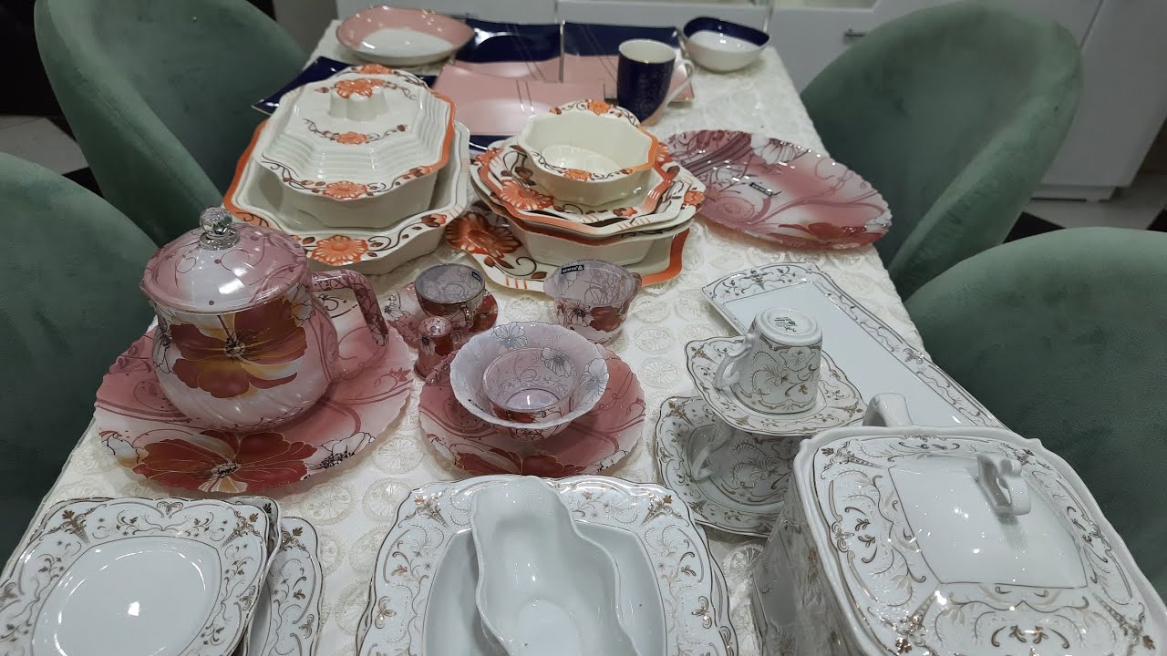 اطقم اطباق العروسه كامله 🥰 لو انتى عروسه يبقى الفيديو ده ليكى