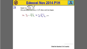 Edexcel Maths P1 Nov 2014 Higher Q21