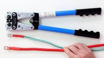 How to Crimp Battery Terminal Lugs - Value Sanuke Crimper