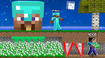 Minecraft NOOB vs PRO : NOOB STOLE SECRET TREASURE PRO! Challenge 100% trolling!