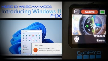 GoPro Hero10 Black Webcam App problems/issues in Windows 11 Solved/Fixed via a workaround.
