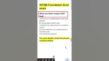 ISTQB Foundation Level Question 26 with Answer