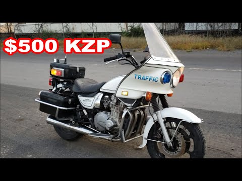 Retired KZ1000P First Start After Sitting 3 years - KZP Tour / Walk Around