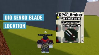 DIO SENKO BLADE SPAWN LOCATION IN SHINDO LIFE