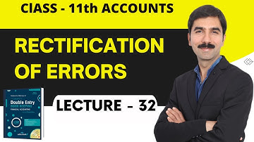 #32 Rectification Of Errors - Class 11th - Chapter 17 - Q27 TS Grewal Solutions 2022