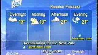 TWN Local Forecast: Brandon, Manitoba 7/16/07 TWN Local Forecast: Brandon, Manitoba 7/16/07