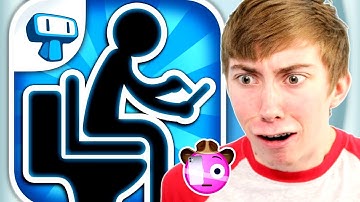 TOILET TIME - MINI GAMES TO PLAY IN THE BATHROOM (iPad Gameplay Video)