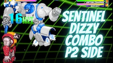 MvC2 - Sentinel Combo into Dizzy (P2 Side)