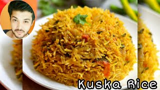 7 How to make #khuska_rice recipe | plain biryani rice | #kuska_rice | step by step process