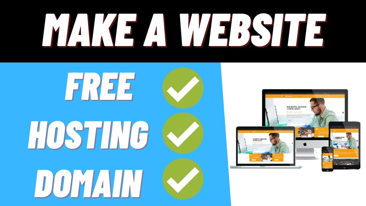 How To Make A Website For FREE With Free Hosting & Free Domain (Step By ...