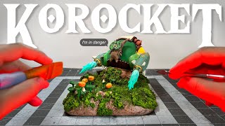 I sculpted my favorite Korok torture method