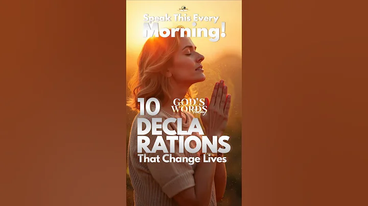 10 Powerful Morning Declarations to Transform Your Day #biblehealingscriptures