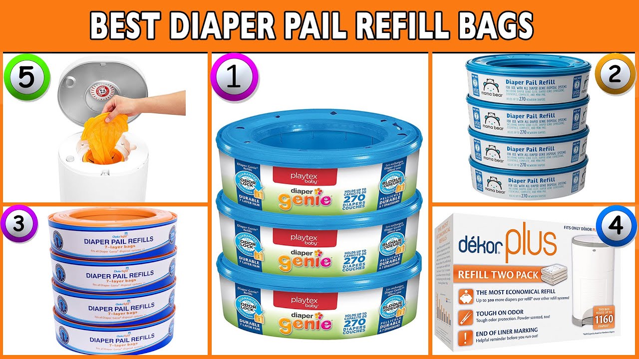 diaper pail refill bags