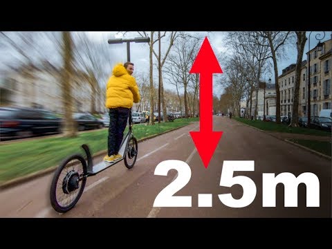 trotinette electrique la plus petite et la plus puissante du monde