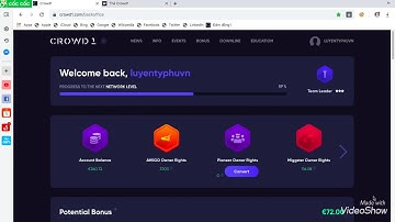 RÚT TIỀN TỪ CROWD1 THẬT ĐƠN GIẢN